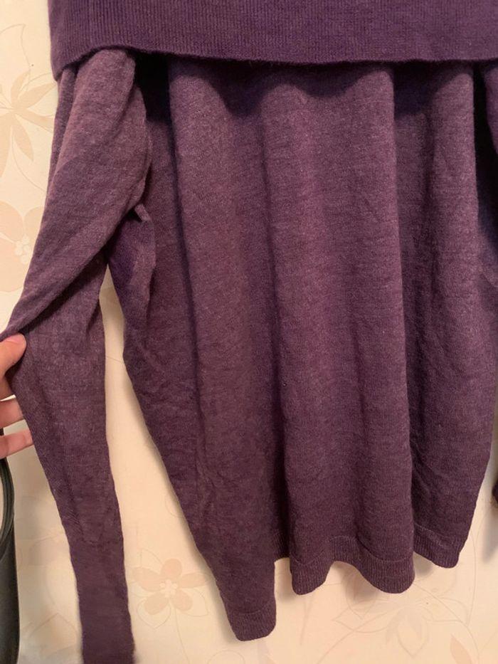 Pull violet bicolore taille unique 💜 - photo numéro 9