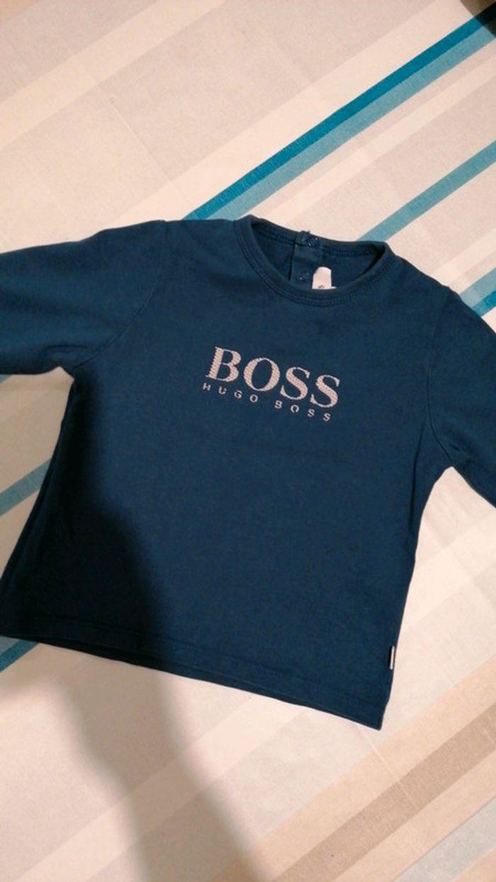 Tee shirt manches longues Boss - photo numéro 1