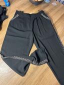 Pantalon noir classe couture perles Morgan 36