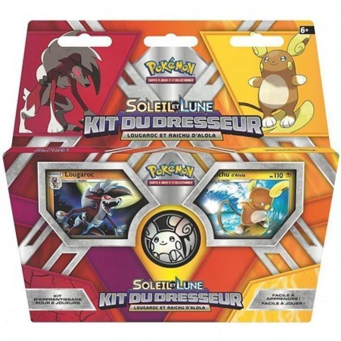 Kit du Dresseur Soleil et Lune Lougaroc et Raichu d’Alola Pokémon Cartes