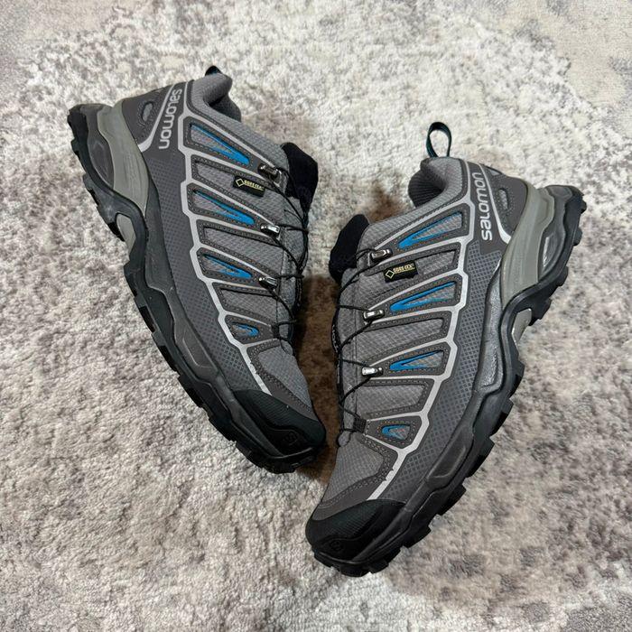 Salomon X Ultra Gore-Tex Grey & Blue & Black - photo numéro 1