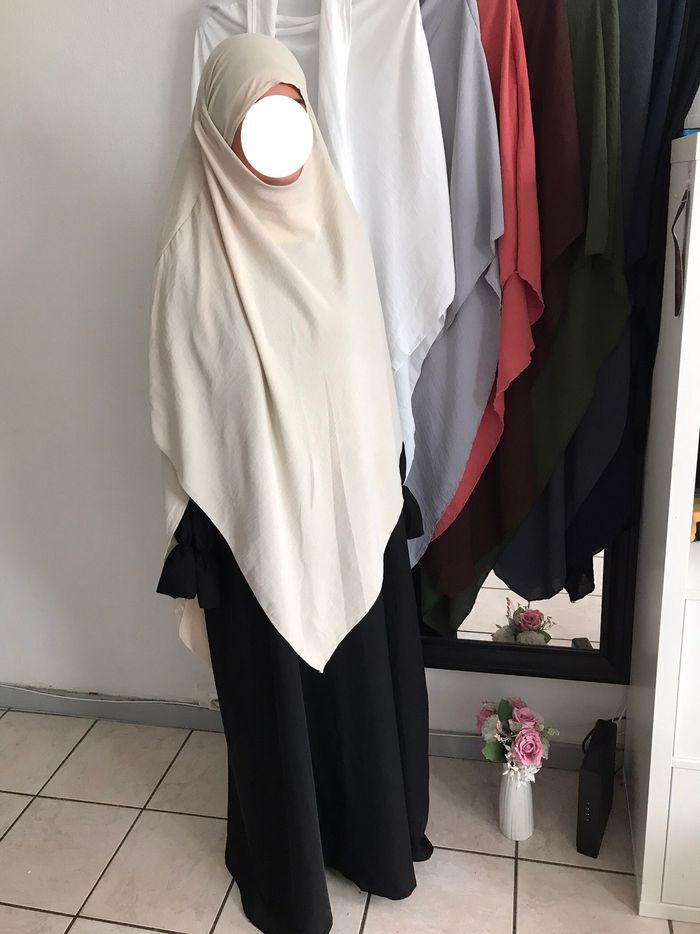 Khimar beige crème 1m20 🌸 - photo numéro 2