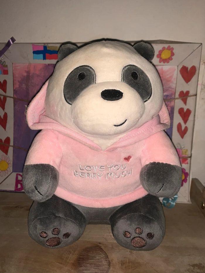 Peluche miniso panda - photo numéro 1