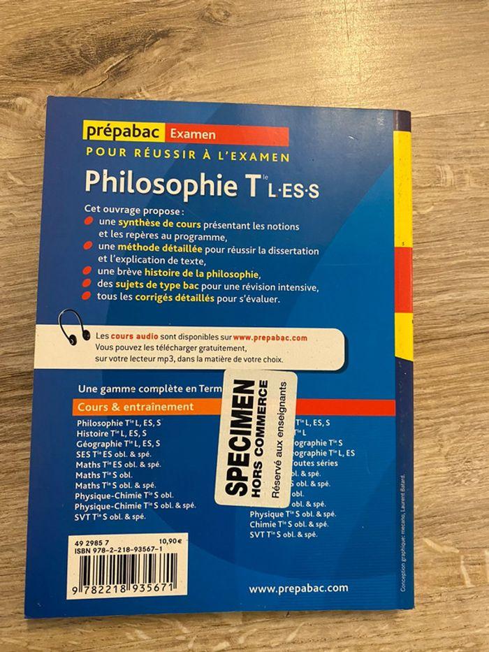 Livre philosophie prépa bac - photo numéro 2