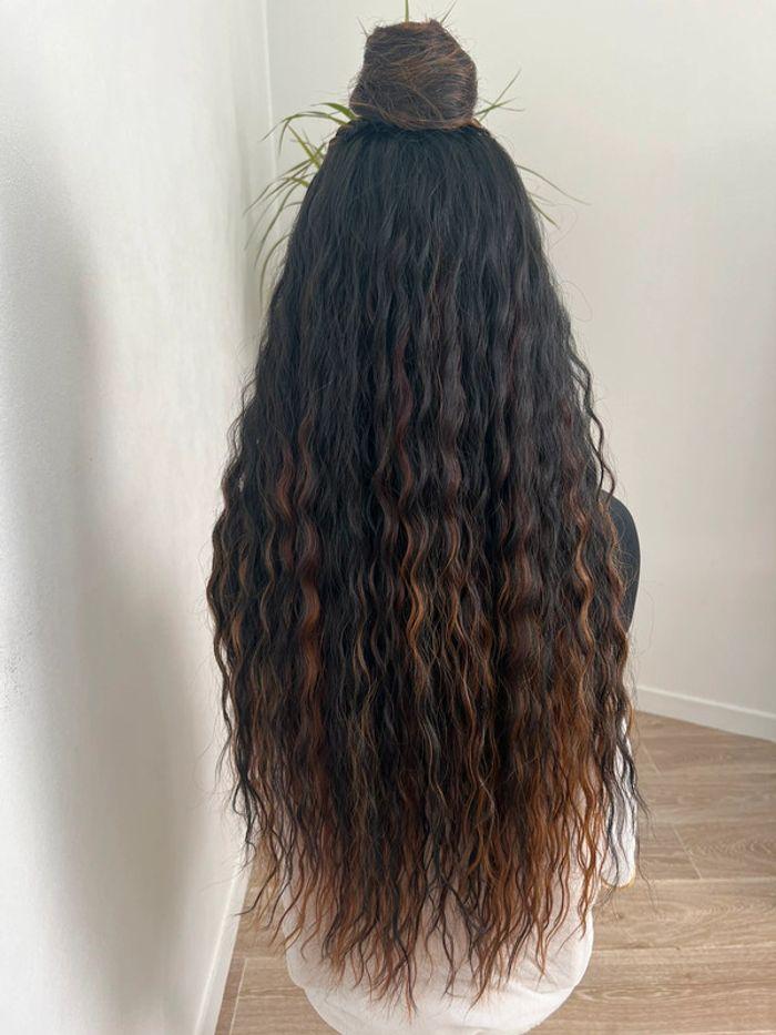 Magnifique perruque 2 tons avec tresses - photo numéro 17