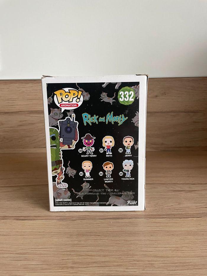 Figurine Funko Pop Rick et Morty : Pickle Rick 332 - photo numéro 3