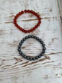 Lot de 2 bracelets perles