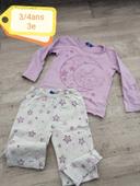 Pyjama fille 3/4ans