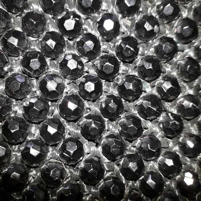 Minaudière vintage perles noires - photo numéro 8