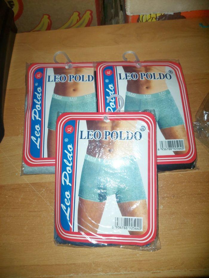 Lot de 10 boxer leo poldo taille xl emballage individuelle produit neuf - photo numéro 1