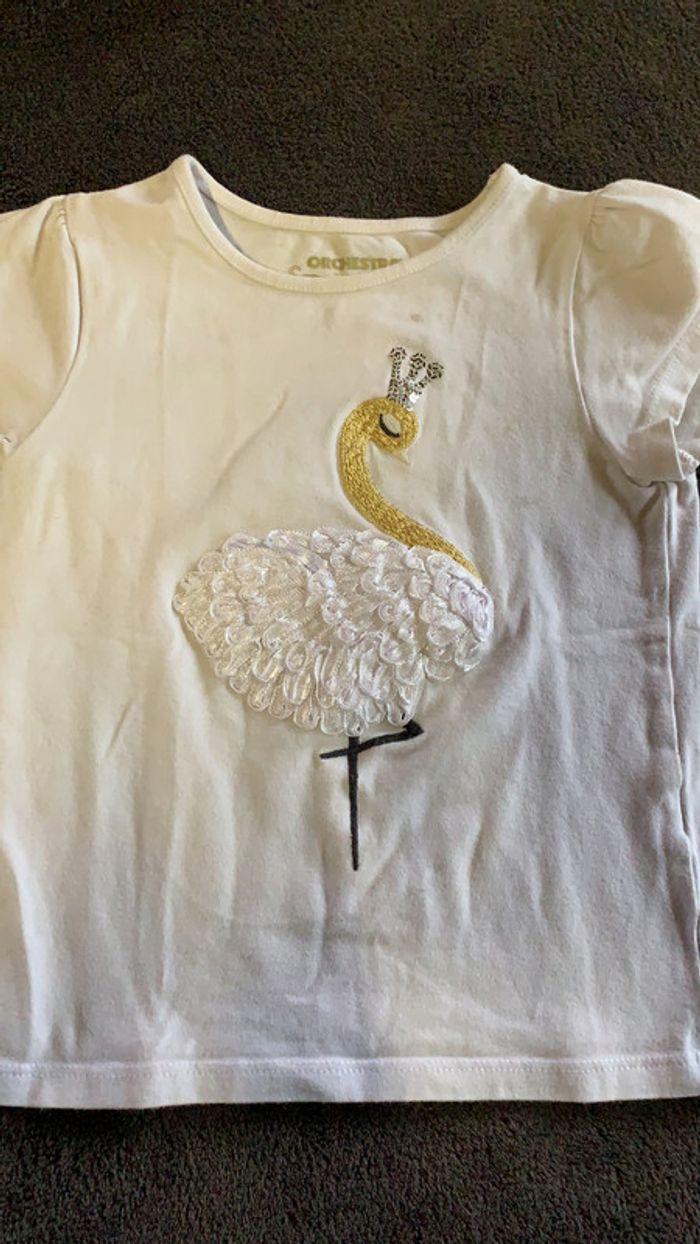 T-shirt cygne - photo numéro 1