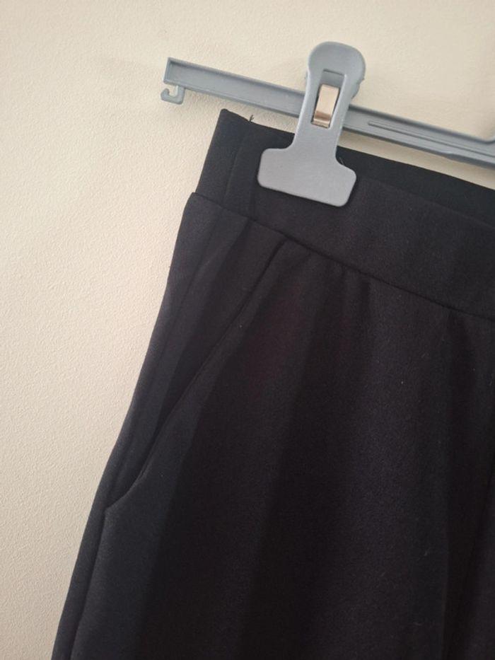 Pantalon noir à taille élastique taille XS - photo numéro 3