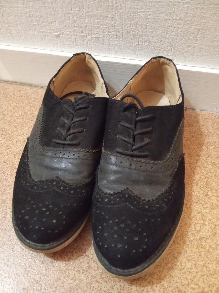 Derbies noire femme taille 38 - photo numéro 2