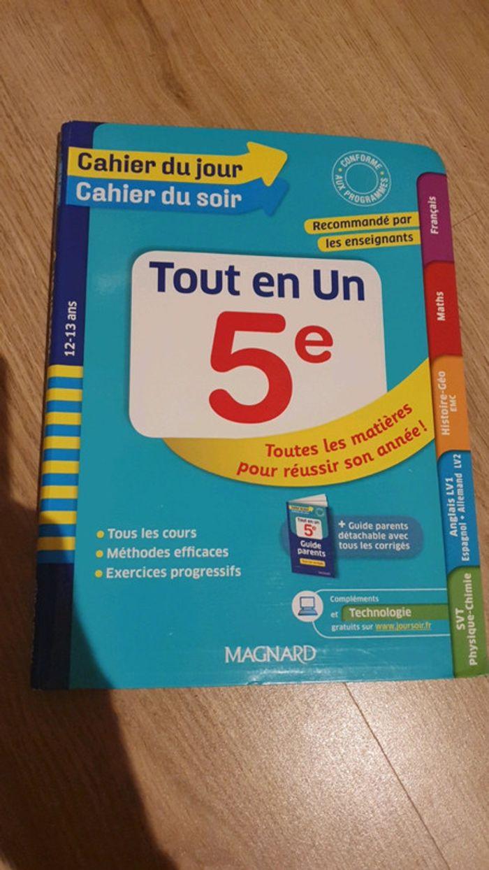 Livre tout en un 5e - photo numéro 1