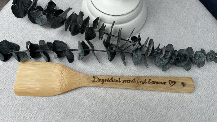 Spatule en bois personnalisée - photo numéro 1