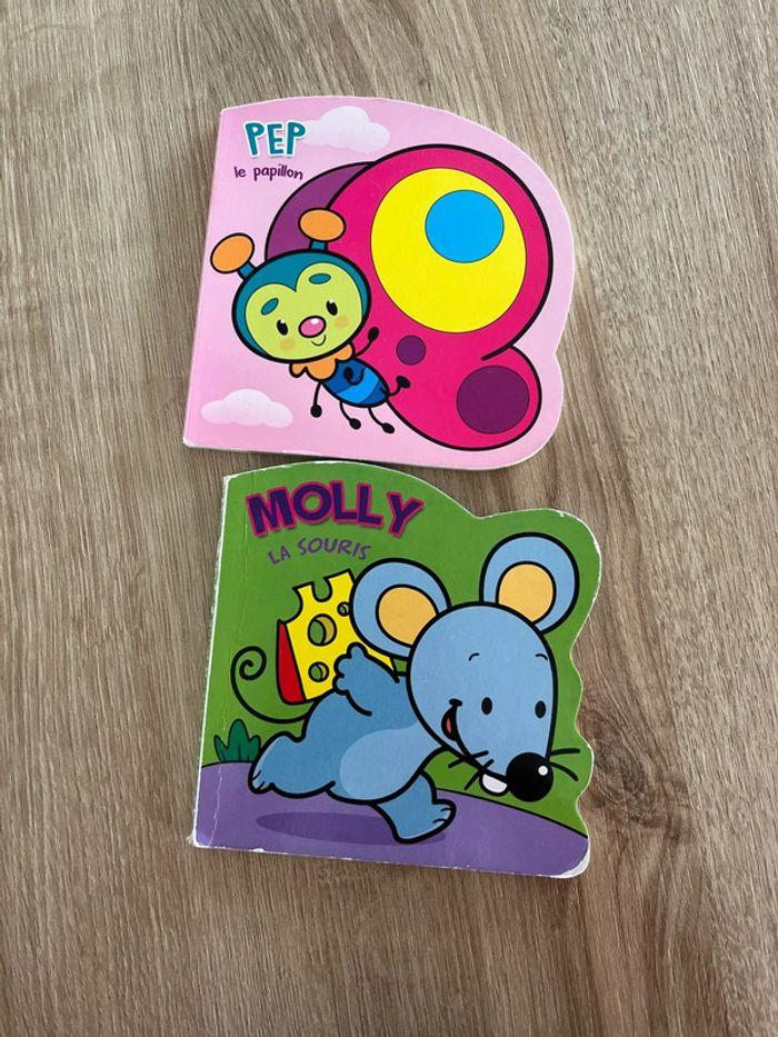 Livres pep le papillon et molly la souris