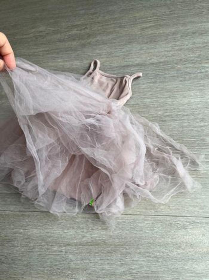 Robe avec tulle vieux rose 90 cm (12 mois) - photo numéro 4