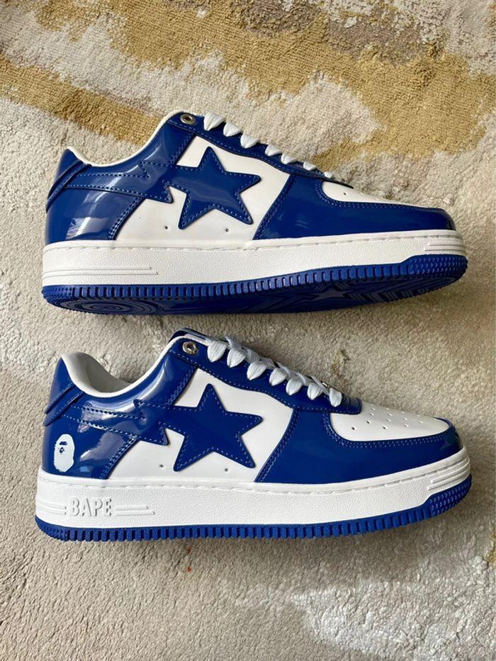 Baskets basses A Bathing Ape Bape Sta Low bleu foncé - photo numéro 8