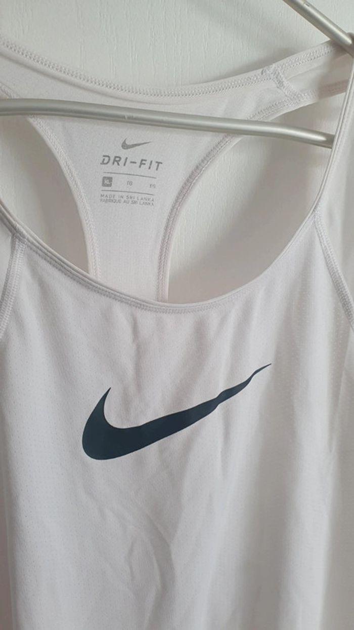 Débardeur sport blanc Nike T. XL - photo numéro 3