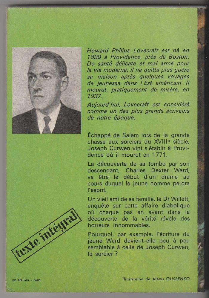 H.P. Lovecraft, L'affaire Charles Dexter Ward - photo numéro 2