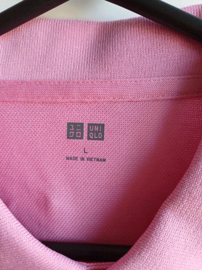 Polo rose uniqlo L - photo numéro 2