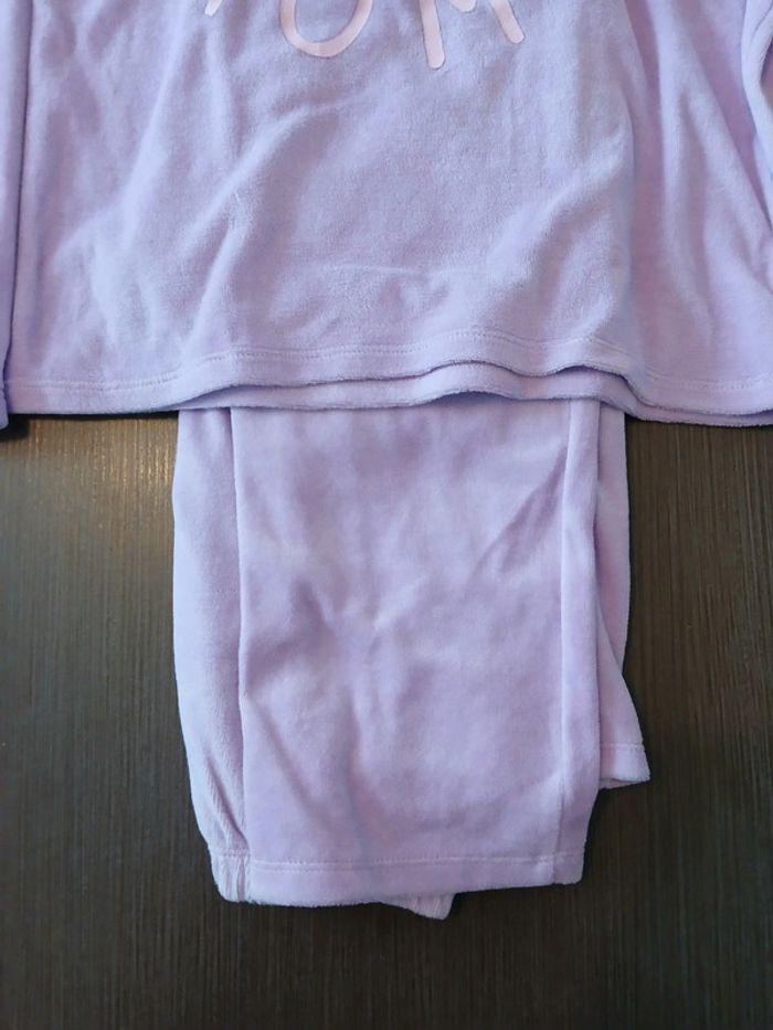 Pyjamas en velours lilas fille 11/12 ans - photo numéro 2