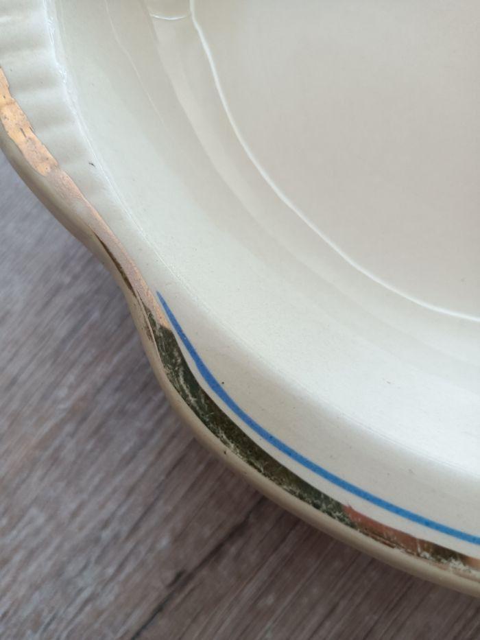 Plat porcelaine Boch vintage - photo numéro 4