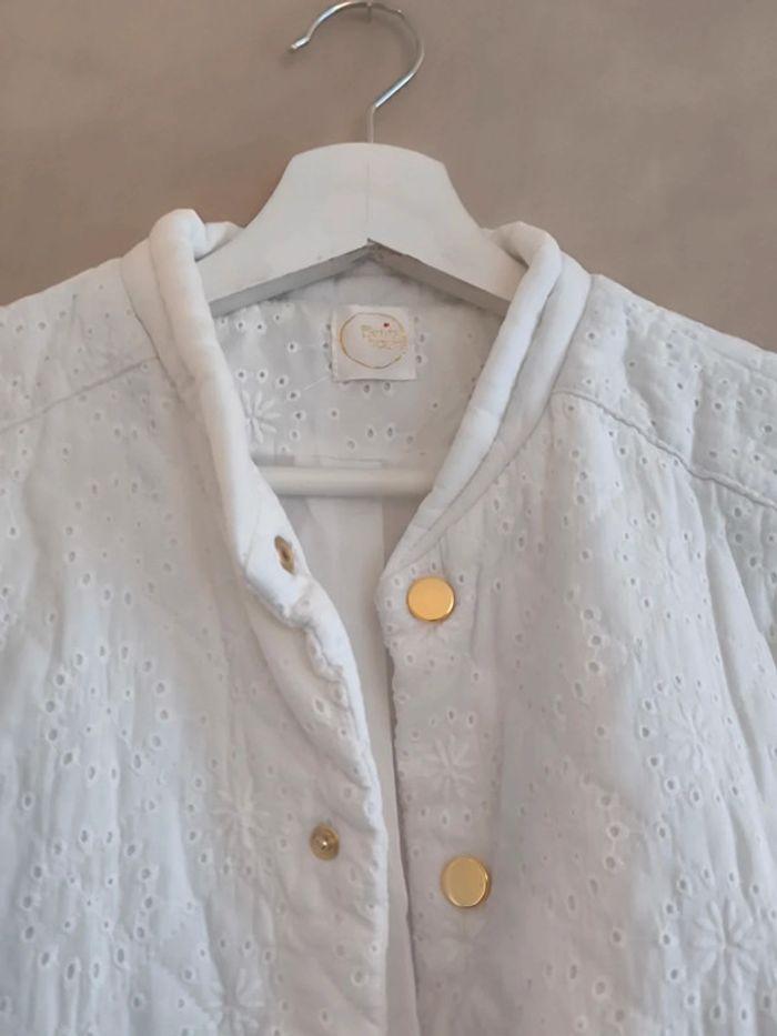 🤎 Veste broderie anglaise matelassée Oslo Des petits hauts 36 🤎 - photo numéro 7