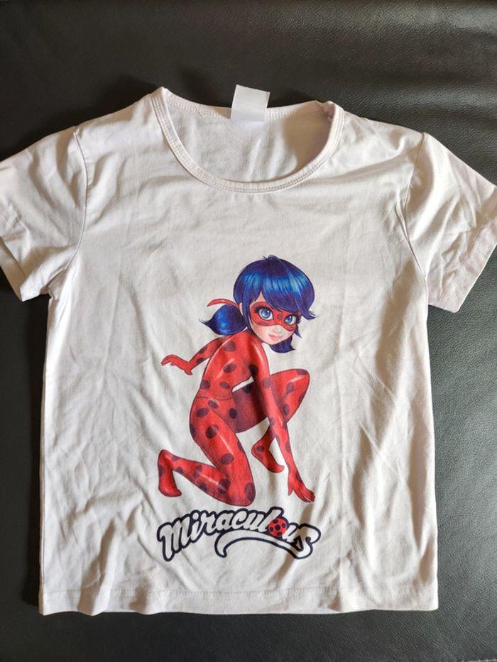 Tee-shirt lady bug miraculous - photo numéro 1