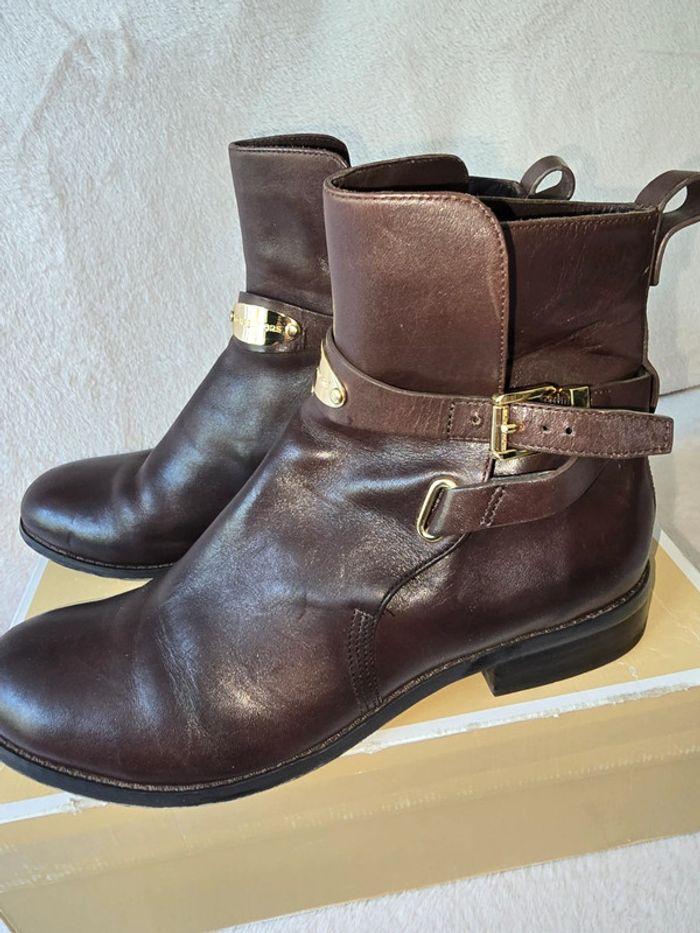 Bottines  Michael Kors taille 38 cuir marron - photo numéro 18