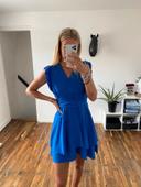 Robe courte bleue