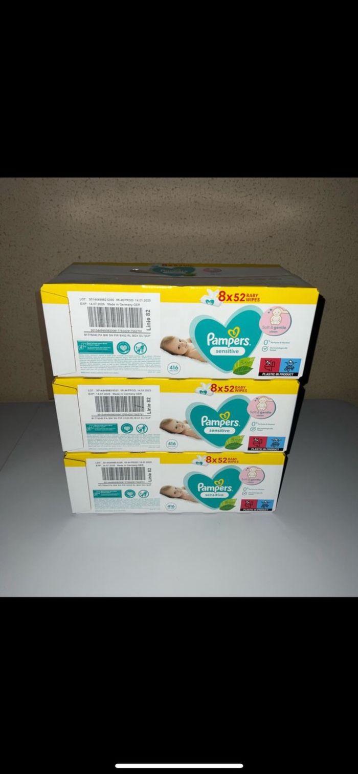 3 carton 24 paquets de lingettes neuf