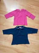 Lot t-shirts ML fille 2 ans