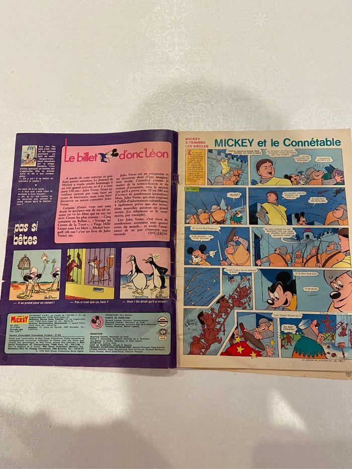 Livre BD ancien le journal de Mickey 1337 - photo numéro 3