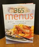 Livre cuisine 365 menus