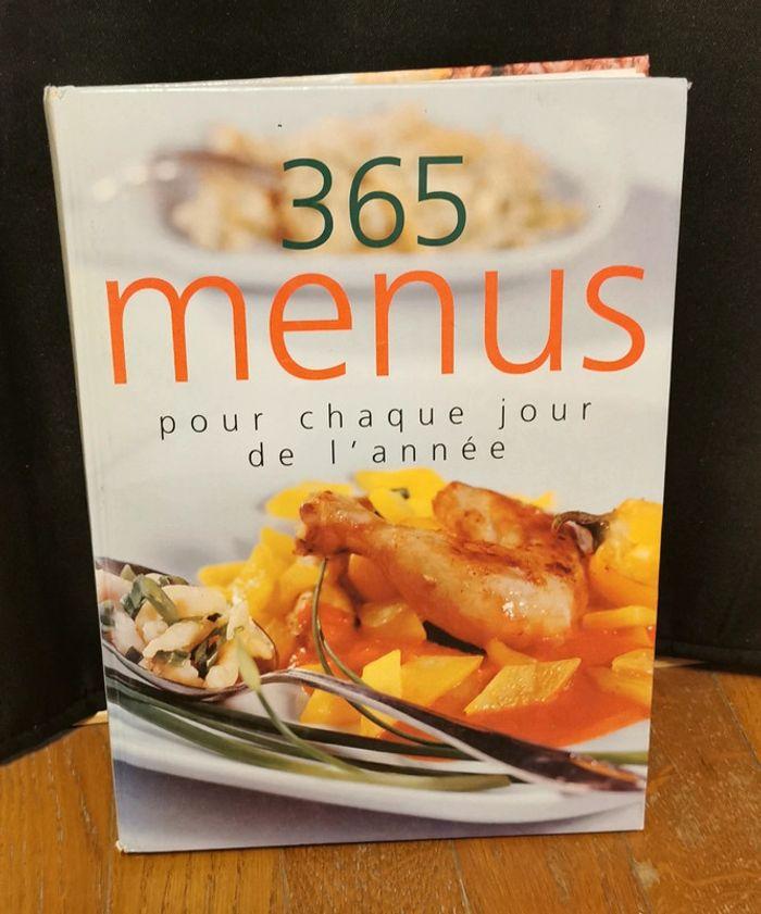 Livre cuisine 365 menus - photo numéro 1