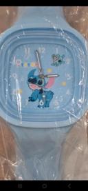 Montre femme enfant silicone stitch neuve