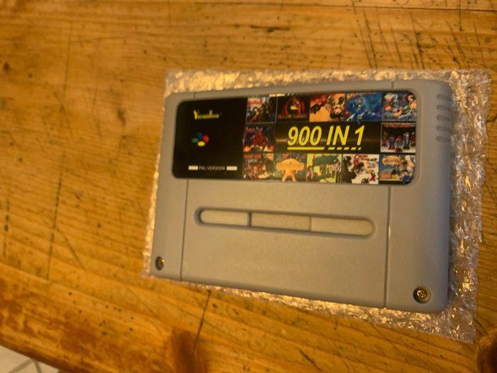 Cartouche snes 900 en 1 - photo numéro 1