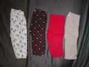 Lot de 4 leggings