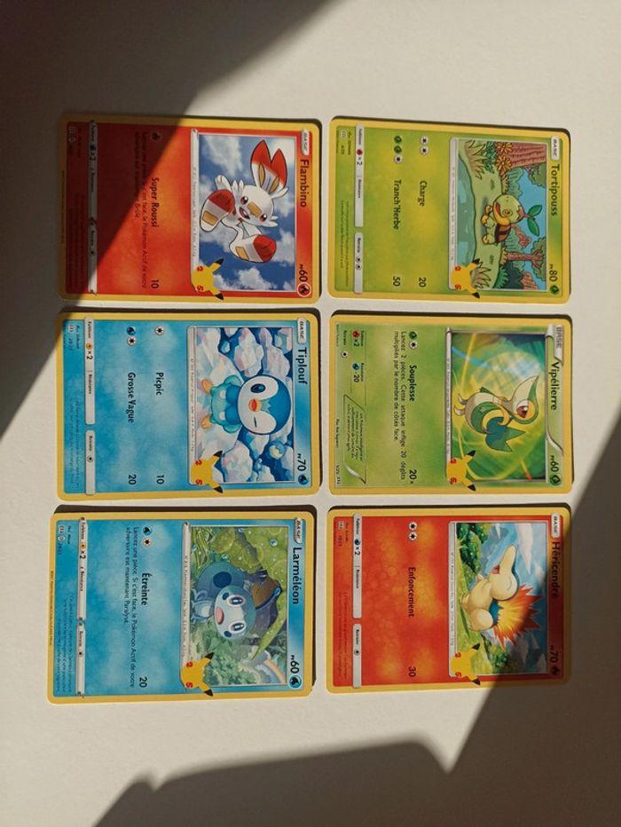 Lot carte pokémon célébration McDonald's - photo numéro 1