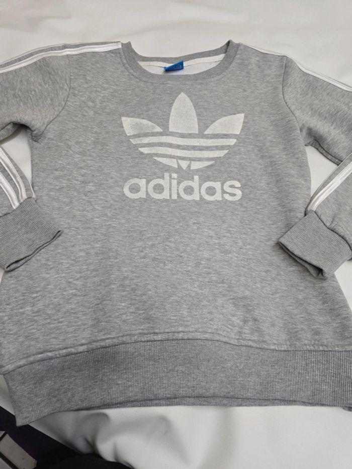 Sweat col rond Adidas - photo numéro 2