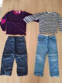 Lot vêtements 2 ans fille automne hiver