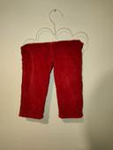 Pantalon rouge hiver avec élastique orchestra