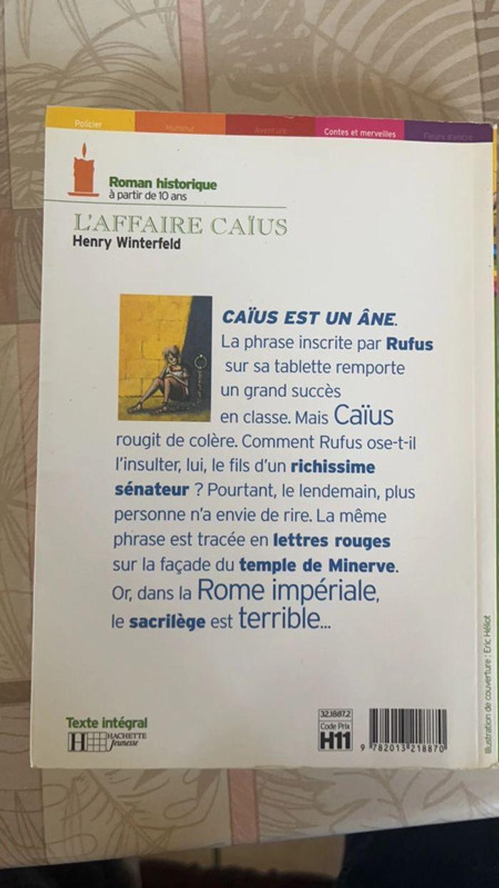 Livre l’affaire Caius - photo numéro 2