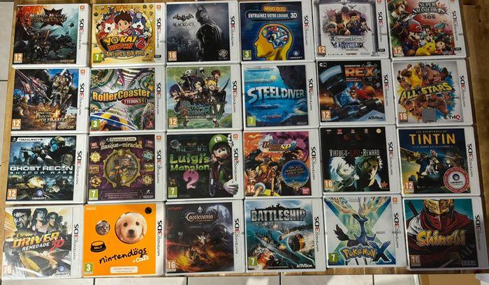 Lot de 86 Jeux Nintendo 3DS dont 49 neufs sous blister - photo numéro 2