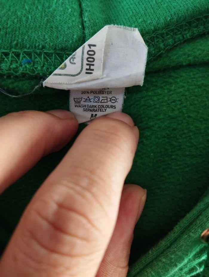 Sweat à capuche vert AWDIS – taille M - photo numéro 6