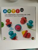 Les premiers crayons de cire