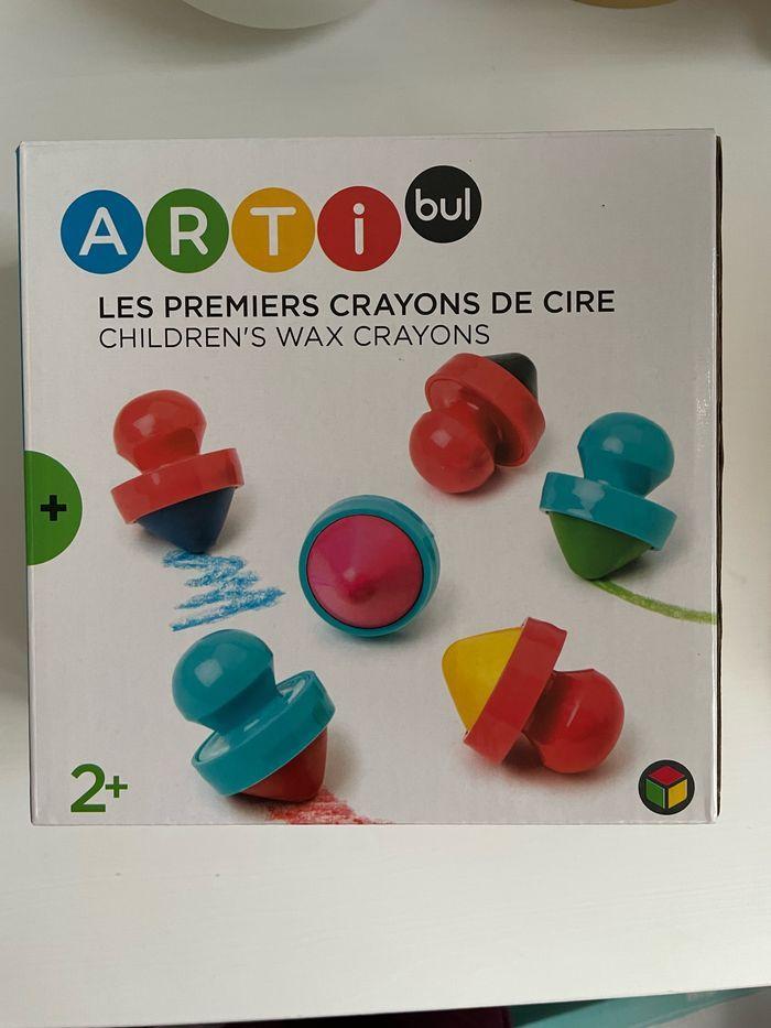 Les premiers crayons de cire - photo numéro 1