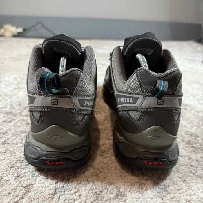 Salomon X Ultra Gore-Tex Grey & Blue & Black - photo numéro 4