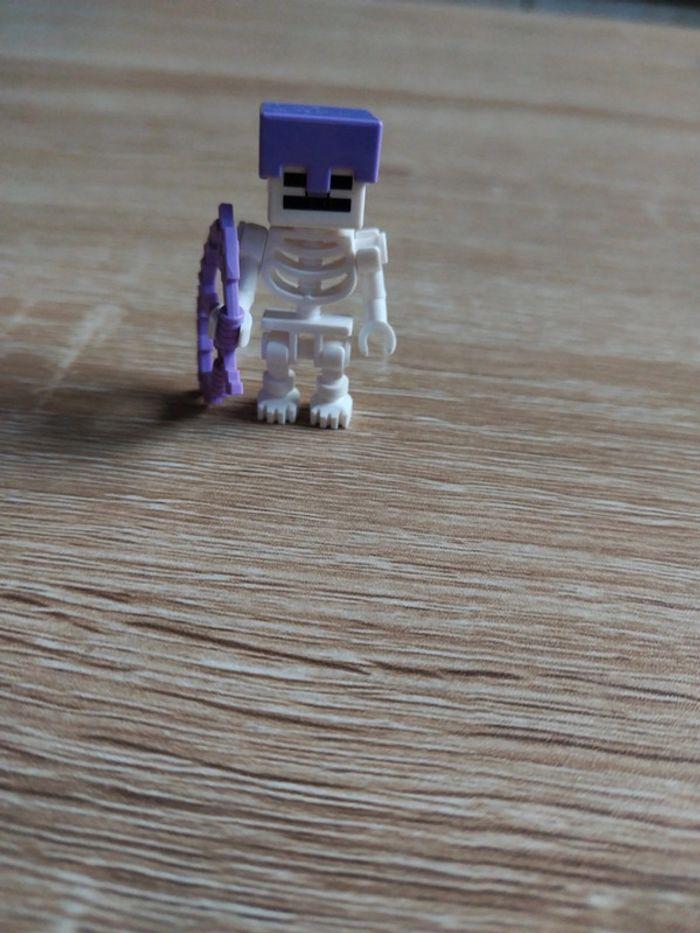 Minifig skeleton lego minecraft - photo numéro 1